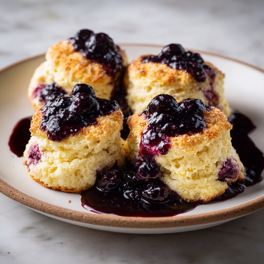 Blueberry Butter Swim Biscuits Recipe - Recipe Image
