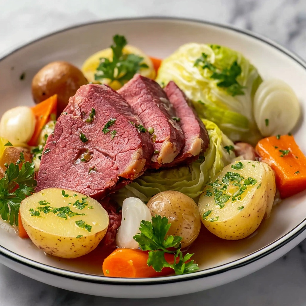 Easy Corned Beef and Cabbage Sheet Pan Recipe - Recipe Image