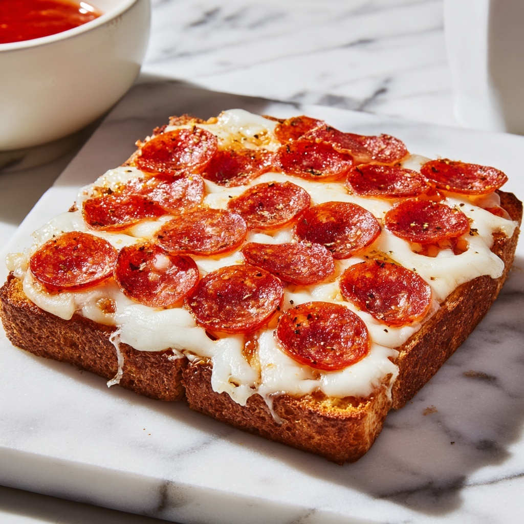 Pizza Toast Recipe - Recipe Image