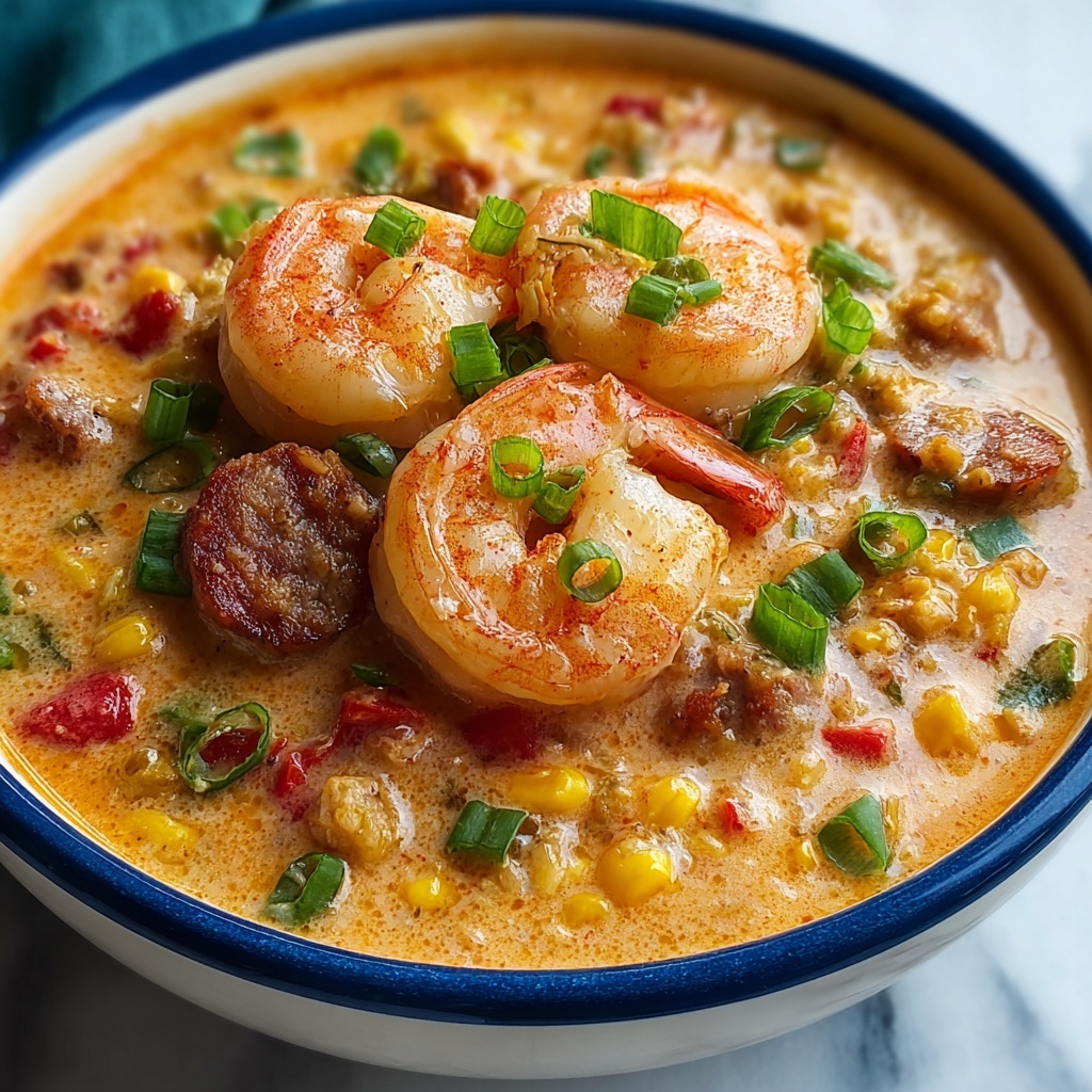 Creamy Seafood and Shrimp Chili Recipe - Recipe Image