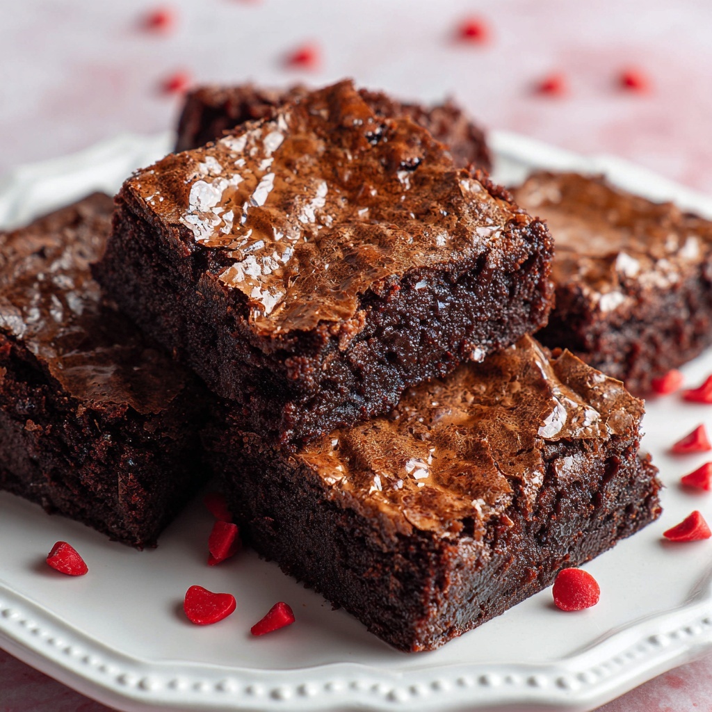 Kiss Me Red Velvet Brownies Recipe - Recipe Image