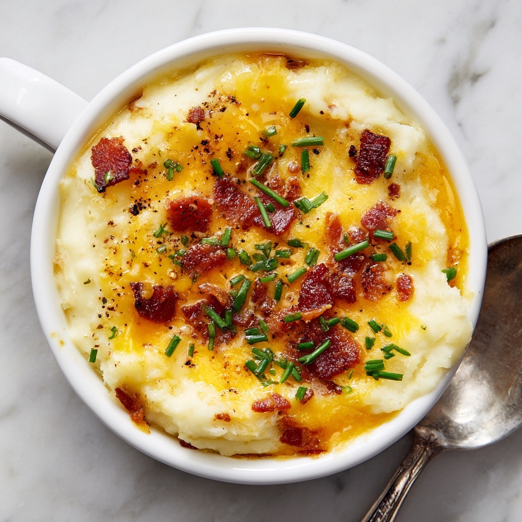 Personalized Cheesy Potato Casserole with Bacon, Broccoli, and Ham Recipe - Recipe Image