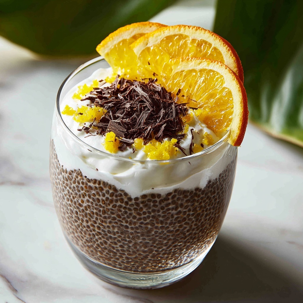Chocolate Orange Chia Pudding Recipe - Recipe Image