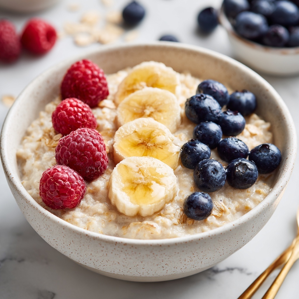 Creamy Protein Steel Cut Oats for an Energizing Breakfast Boost Recipe - Recipe Image